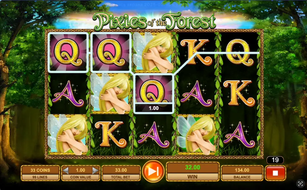 Pixies of the Forest Slot Screenshot 3